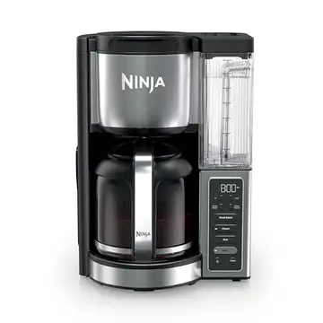 Ninja Cafeteira Fresh Brew, garrafa de vidro para 14 xícaras, inoxidável