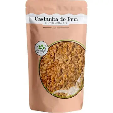 linhaça dourada castanha do bem 500g