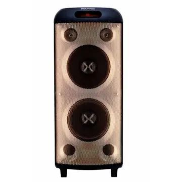torre de som polyvox xt-990 tws full led 2000w bluetooth