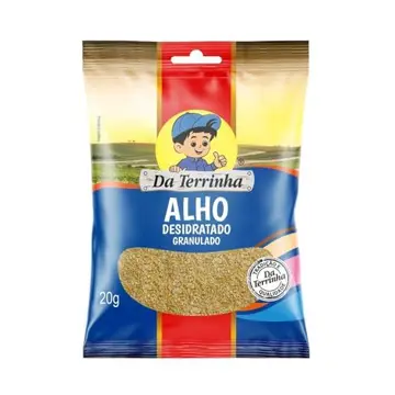 alho desidratado granulado terrinha 20g cx 24