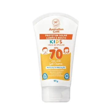 protetor solar australian gold protetor corporal gel creme kids fps 70 120g
