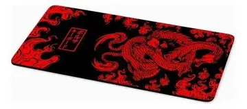 Mousepad Gamer Antiderrapante 80x30cm Jogos Dragão Chinês 14 cores