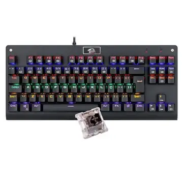 teclado redragon dark avenger k568r switch marrom