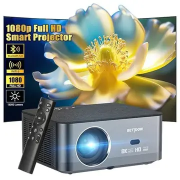 projetor bettdow pro 4k 8k 1080p 600 ansi wifi6