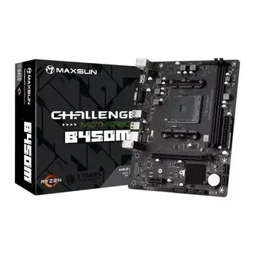placa mãe maxsun challenger b450m am4 ddr4 b450