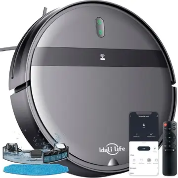 aspirador de pó idali life robô inteligente com sensores anti-queda