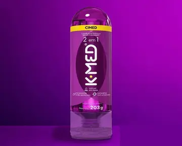 gel lubrificante íntimo k-med 2 em 1 200ml