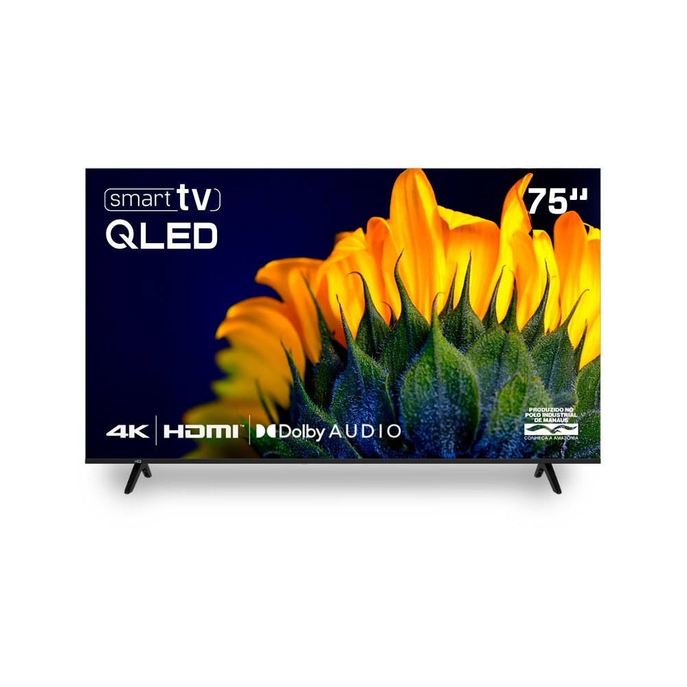 smart tv hq qled75sm 75 polegadas 4k wi-fi bluetooth