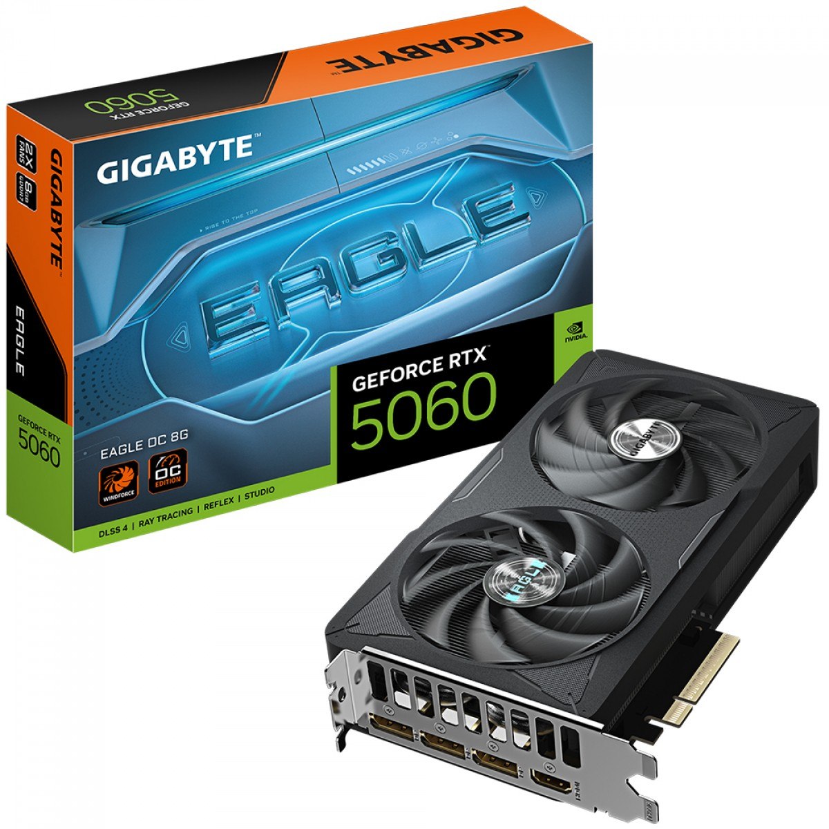 placa de vídeo gigabyte geforce rtx 5060 eagle oc 8gb gddr7