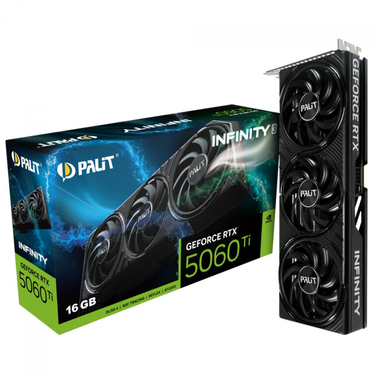 placa de vídeo palit geforce rtx 5060 ti infinity 3 16gb gddr7