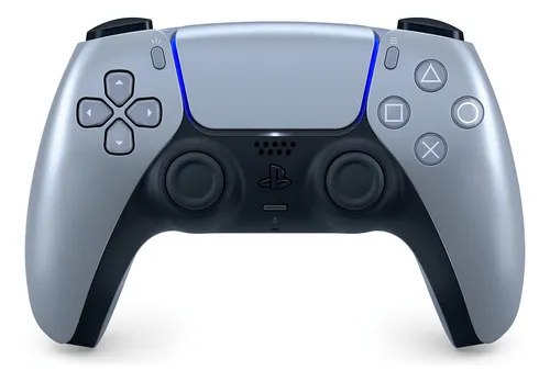 controle de videogame sony playstation dualsense cfi-zct1w sterling silver