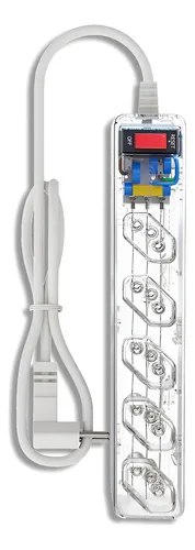 eletrodomésticos clamper iclamper energia 5 tomadas dps 127/220v