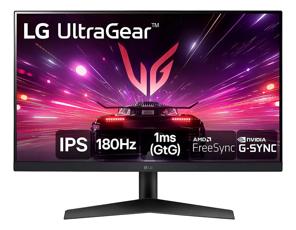 monitor gamer lg ultragear 24gs60f-b ips full hd 180hz 127/220v