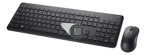 acessórios de computador dell km3322w teclado e mouse sem fio preto