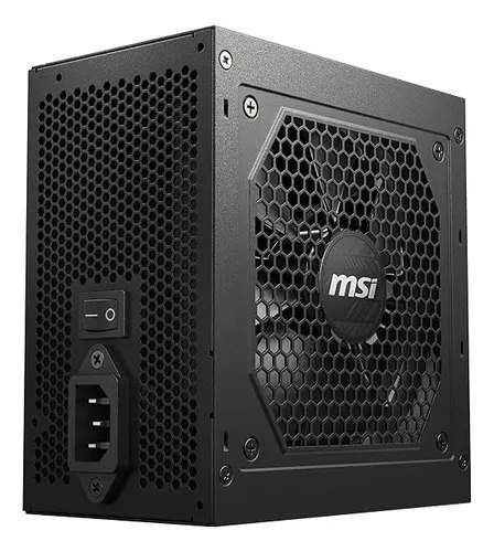 fonte de alimentação msi mag a850gl atx 3.0 850w 80 plus gold