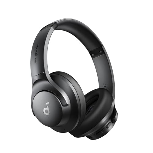 soundcore Q20i da Anker, Fone de Ouvido Bluetooth com Cancelamento de Ruído Híbrido Ativo, Headphone Sem Fio, 60h Bateria, Áudio Hi-Res, Gra