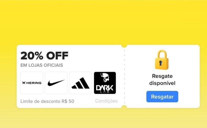 Quem não resgatar às 19h não consegue usar 00:00