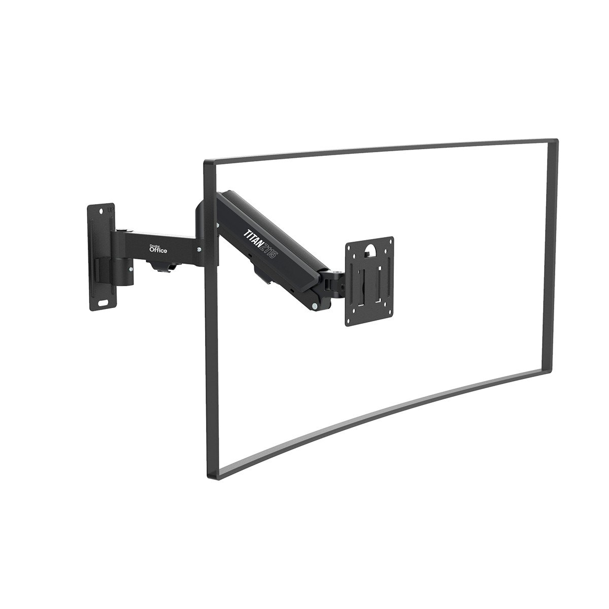 suporte de monitor dr office titan z115 articulado pistao ate 32 pol