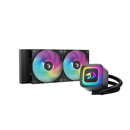 refrigeração líquida gamerstorm redragon le240 rd le240 rd