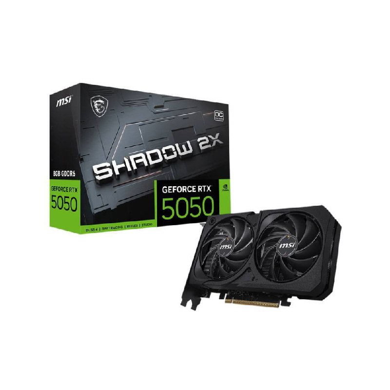 placa de vídeo msi geforce rtx 5050 shadow 8gb gdr r6 128 bits