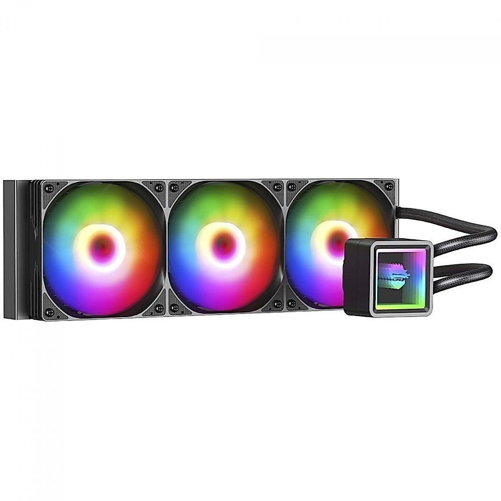refrigeração líquida ninja yuki gn-wc-yk360rb 360mm argb