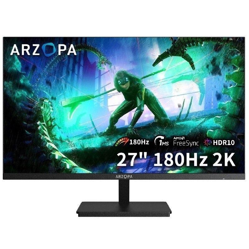 monitor gamer arzopa m1rc 27 2k qhd 180hz ips usb-c