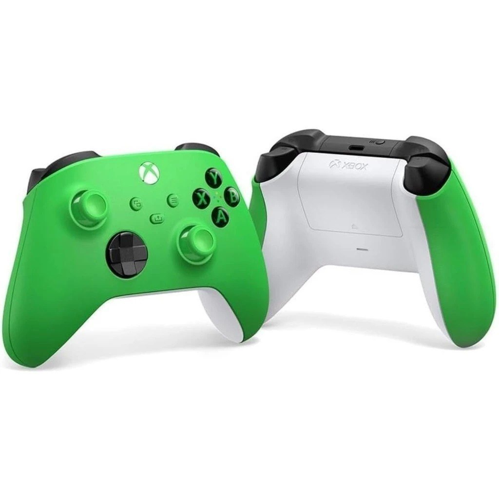 acessórios de videogame microsoft controle xbox sem fio velocity green