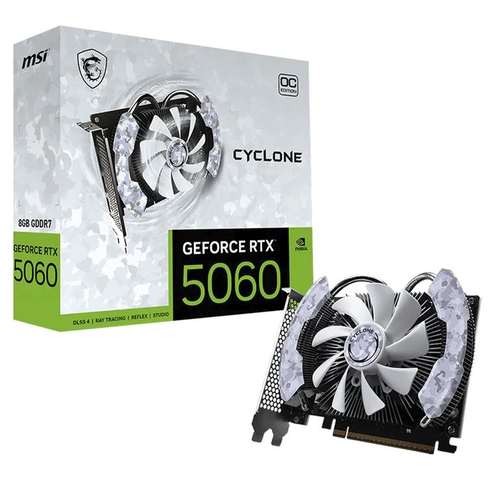 Placa de Vídeo MSI RTX 5060 Cyclone