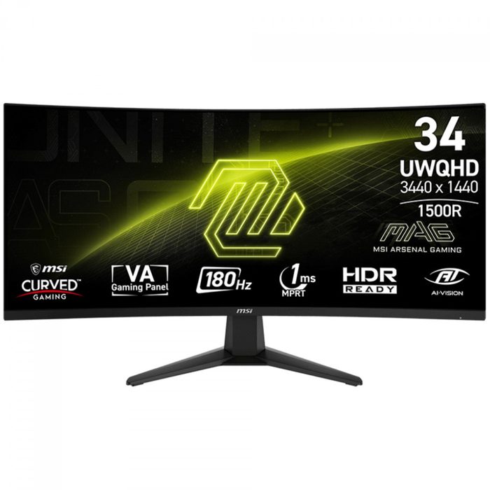 Monitor MSI 34" VA 180Hz 1ms