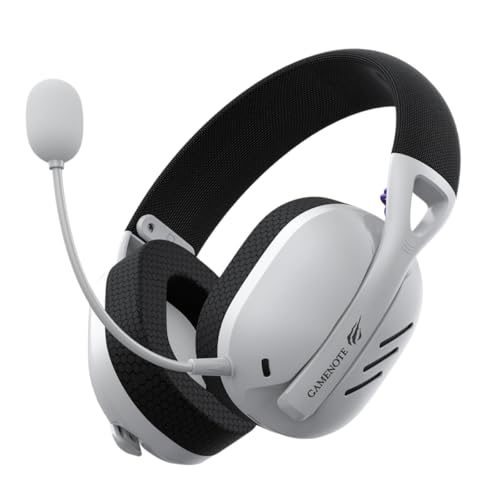 PARCELADO! Havit Fone de Ouvido Headset Gamer Fuxi-H3 White Black, Com Fio e Sem Fio, Wireless 2,4GHz, Bluetooth, Cabo USB-C, Cabo 3,5mm. Su