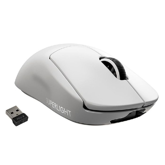 Logitech G Pro X Superlight Sem Fio 25000 DPI Branco