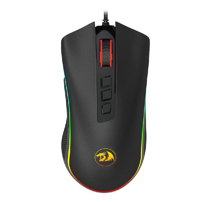 Mouse Gamer Redragon Cobra Chroma Rgb 12400 Dpi 8 Botoes Preto M711