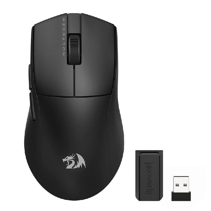 Mouse Gamer Sem Fio Redragon King Pro 26000 Dpi 7 Botoes Wireless Bluetooth Preto M916 Pro 1K