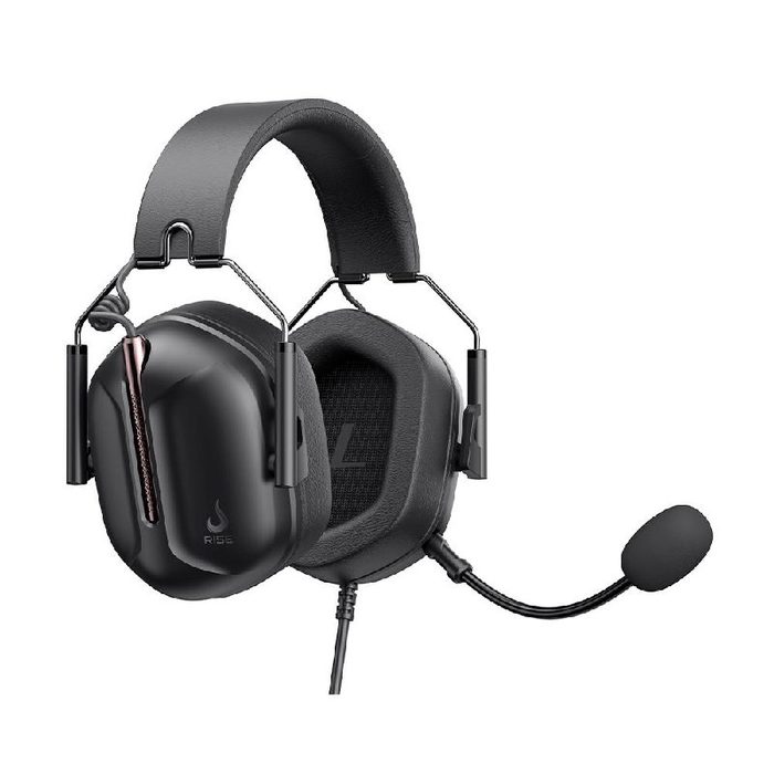 Headset Gamer Rise Mode G1 Drivers 50Mm P3 35Mm Preto Rm Hs G1 Fb