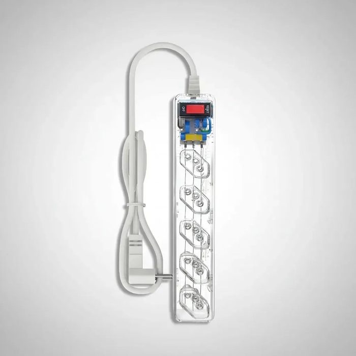 Filtro de Linha Clamper iClamper Energia 5 Tomadas, com Dps e Proteção contra Raios e Surtos Elétricos