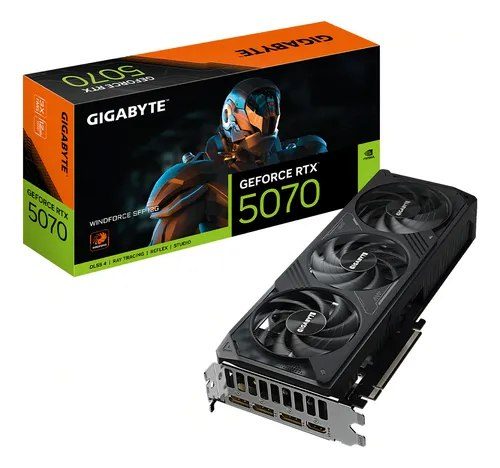 Placa de Vídeo Gigabyte RTX 5070 Windforce