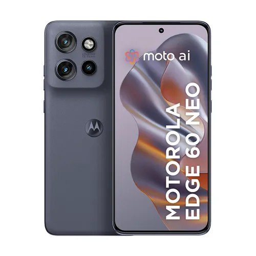 Smartphone Motorola Edge 60 Neo 5G - 256GB 24GB 12GB RAM + 12GB Ram Boost 50MP Sony Camera Moto AI e tela 1.5K Super HD - Cinza