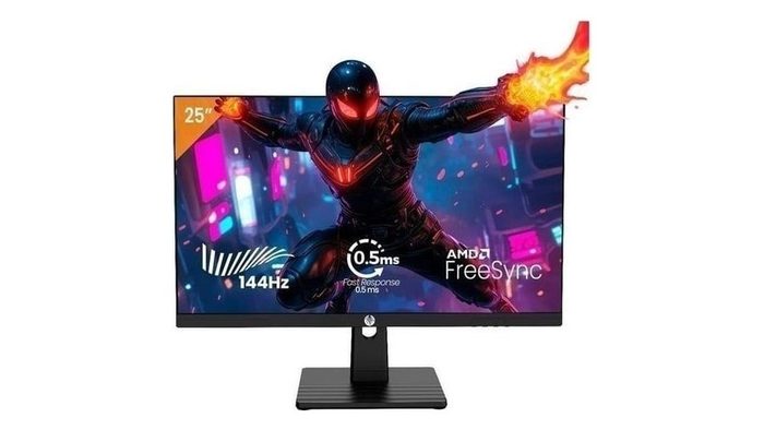Monitor Gamer Haiz 25'' 144Hz 0.5ms 1920x1080 Hdr10 Resolução Fhd Hdmi/Dp Painel Ips Vesa Alta Taxa de Atualização