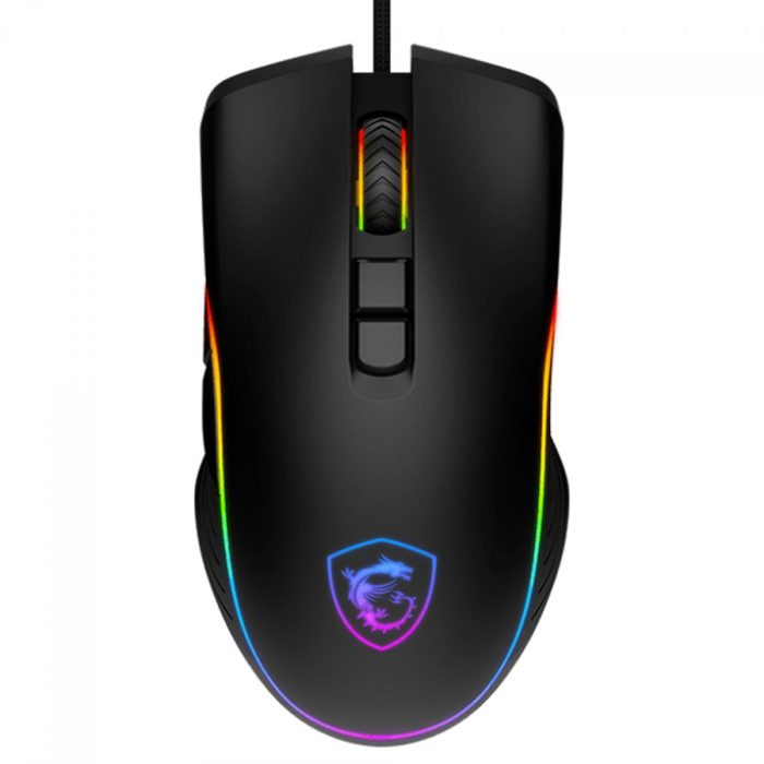 Mouse Gamer Msi Forge Gm300 Rgb 7200 Dpi 7 Botoes Preto