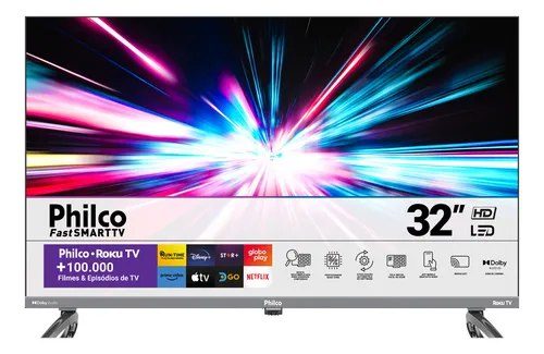 TV Philco P32VIK LED Roku TV