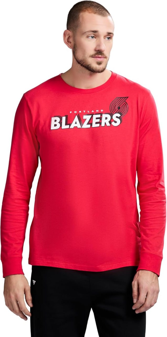 roupas game 7 nba manga longa blazers