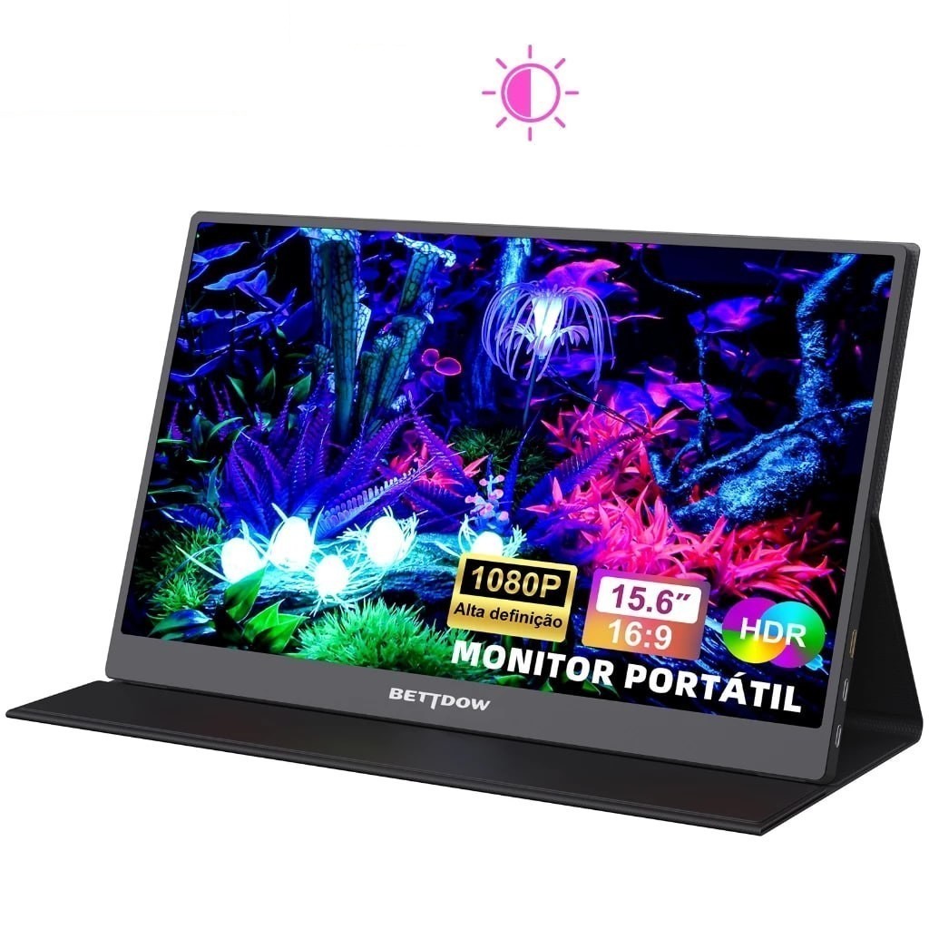 monitor portátil bettdow monitor portátil para laptop 15.6 1920x1080p ips