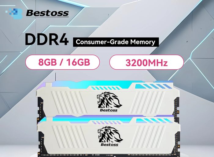 memoria ram bestoss ddr4 8gb 3200mhz cl18 rgb