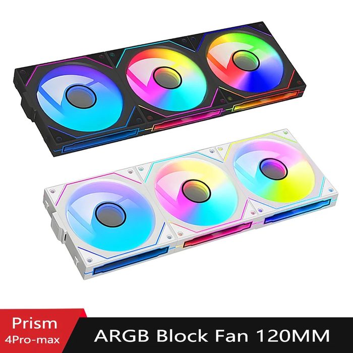 2x Kit 3x de Fans Magnéticas Coolcirc Adicione 2 unidades de Kit de fan com 3 Reverse ou forward