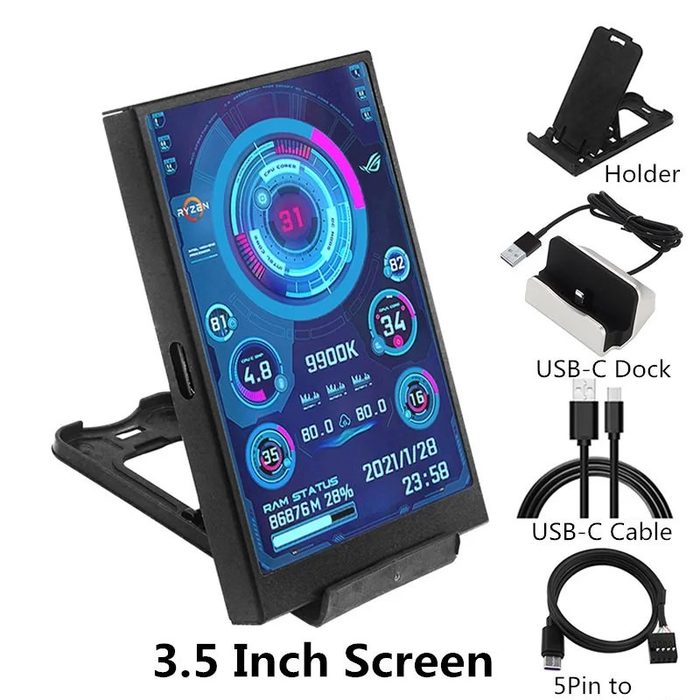 Tela Secundária Monitoramento Ips 3.5"