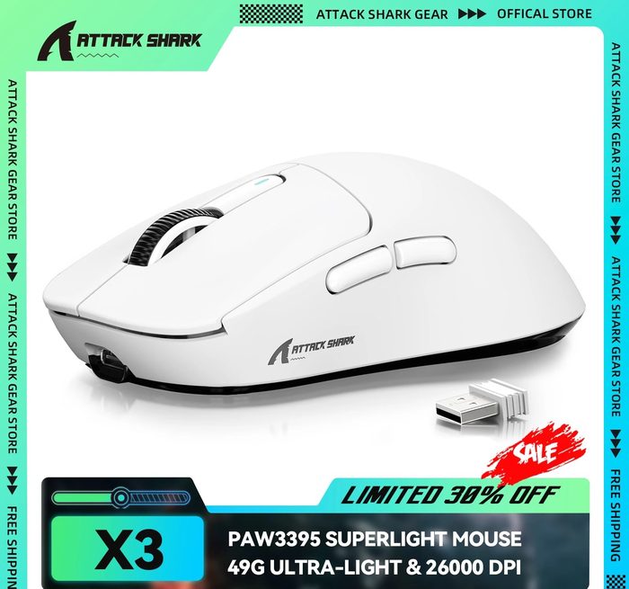 mouse attack shark x3