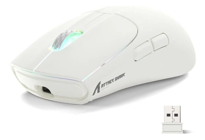2x Mouse Gamer Sem Fio Attack Shark X5 Rgb