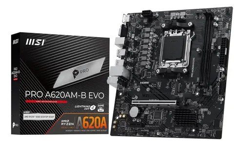 Placa Mãe MSI Pro A620M-B Evo