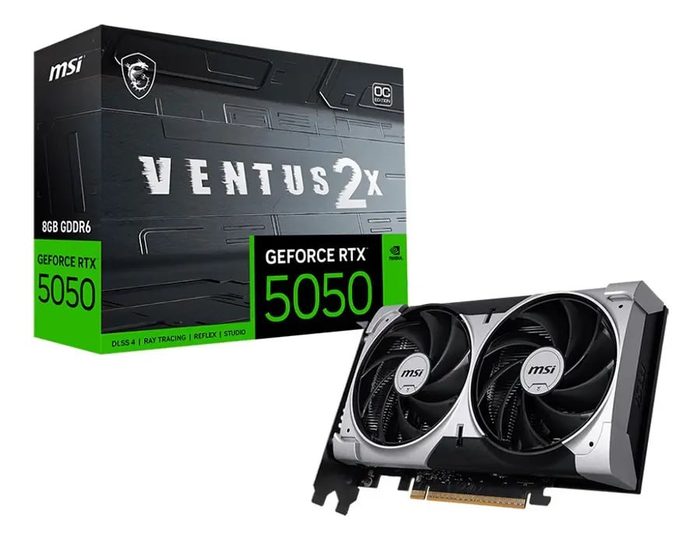 Placa de Vídeo MSI RTX 5050 Ventus 2X