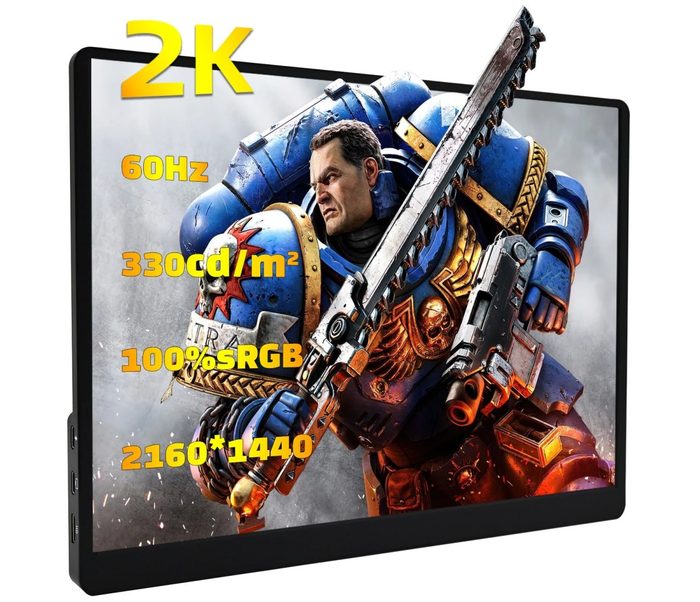 Monitor Xbox PS4 14" QHD 60Hz